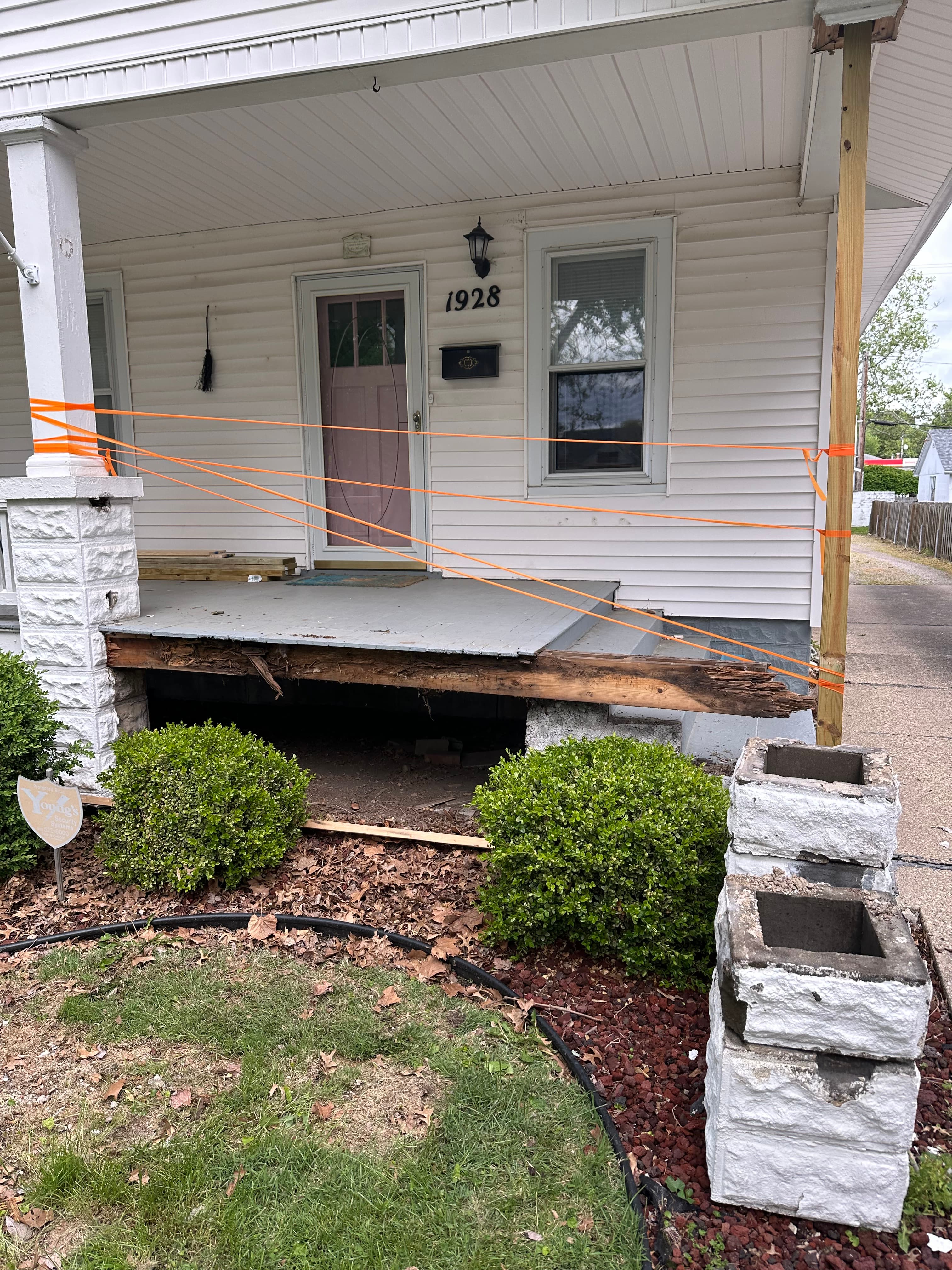 Before: Porch Repair — photo 1
